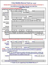 Standing Order Form