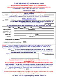 Supporters Group Form